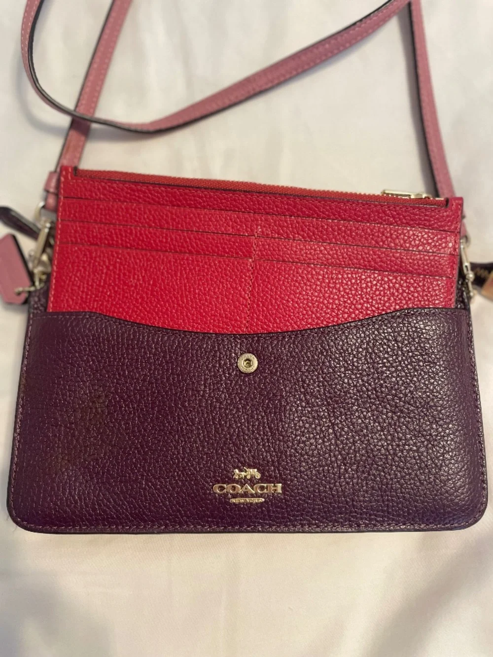 Coach Noa Pop-Up Messenger Pink/Purple